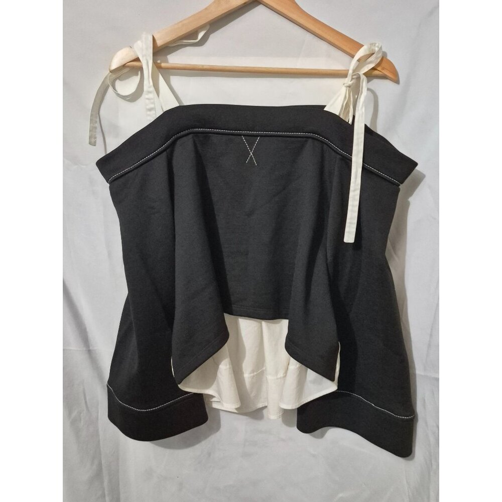 5a7 cinq a sept Medium Black White Business Event Wedding Designer Classic Top